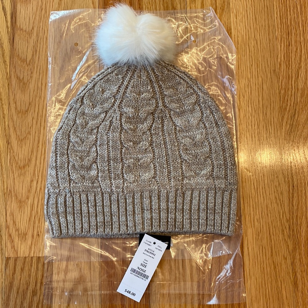 White House Black Market PomPom Hat